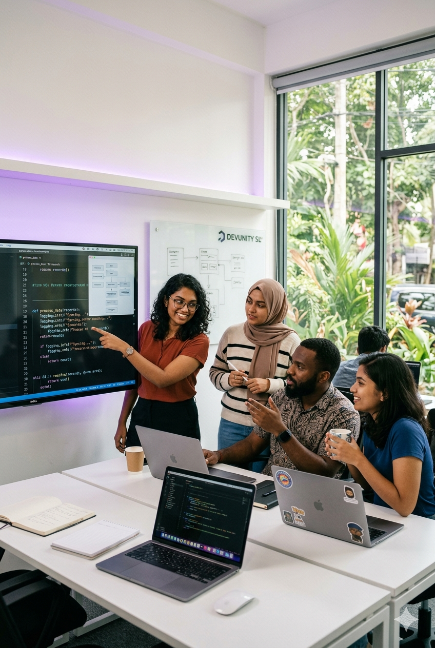 Fossyl Labs team at work